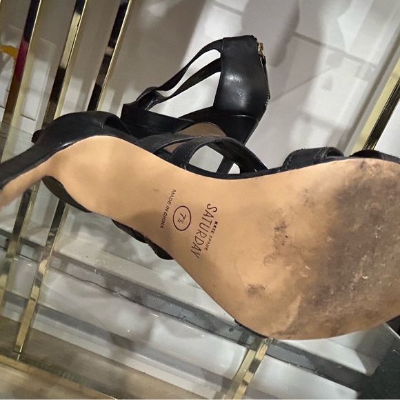 Kate Spade Saturday Black Heels Size 7.5 - Picture 4 of 4